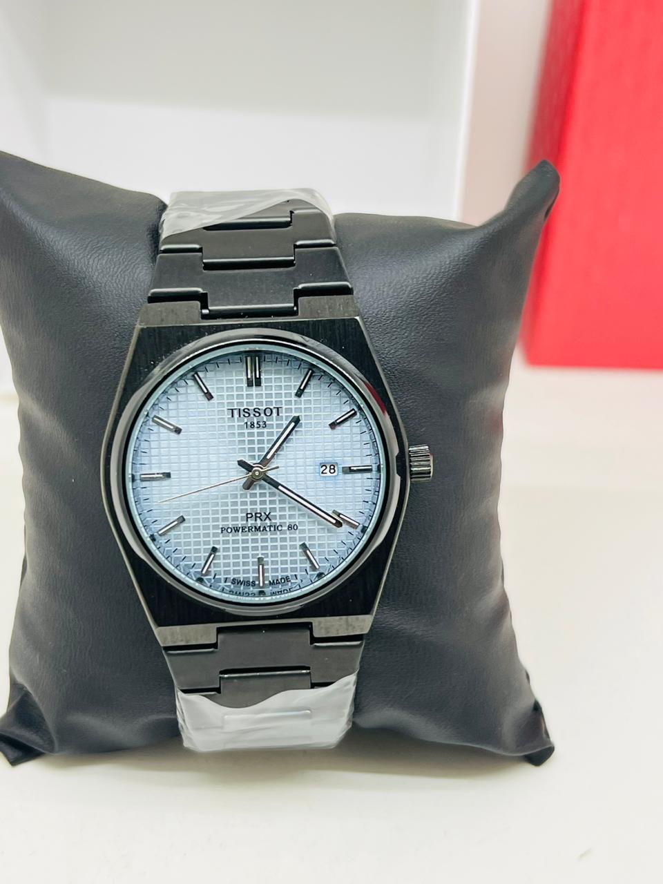 New TISSOT PRX AUTOMATIC 40MM ICE BLUE DIAL